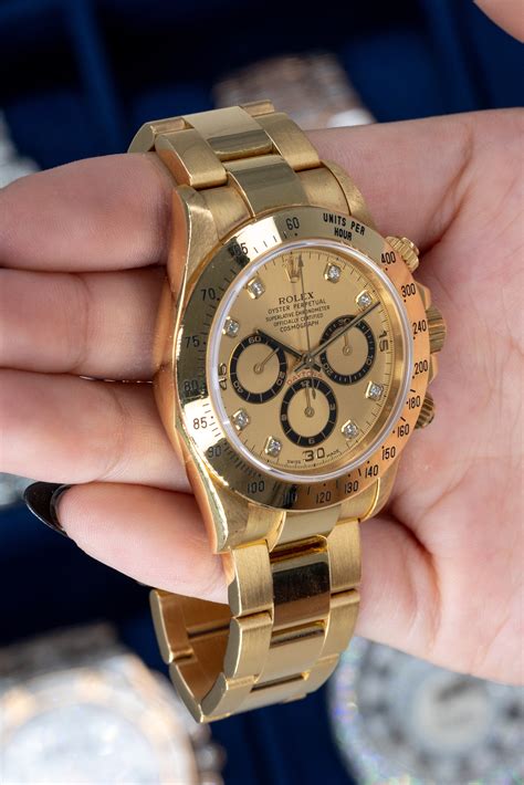 new gold rolex daytona|Rolex daytona full gold.